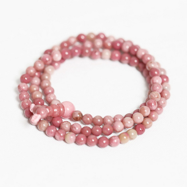 붓다스토리 고급석 108 3단 팔찌 패션