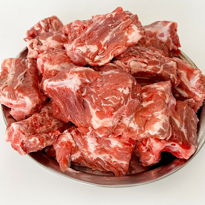 국내산 한돈 돼지목뼈 3kg 감자탕 해장국 김치찜, 돼지목뼈3kg(냉동), 1개