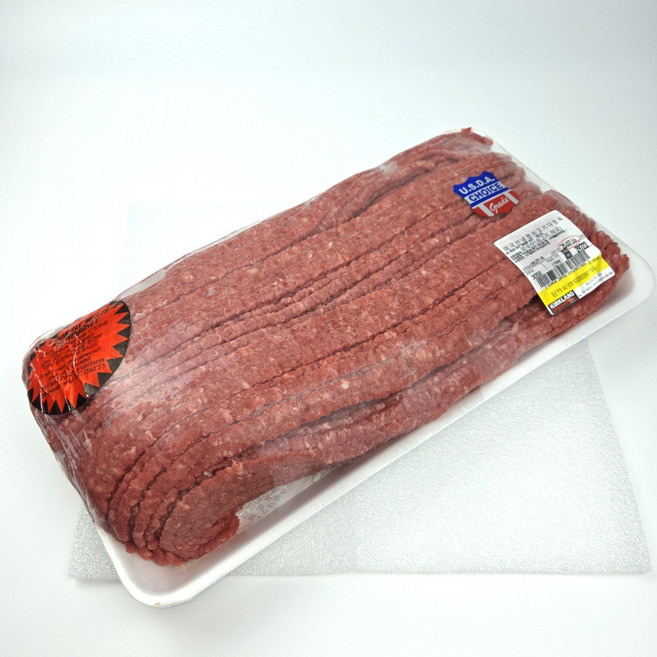 <식자재랜드>코스트코 냉장 소고기 다짐육 가성비 다짐육 소고기 다짐육, 2.5kg, 1개