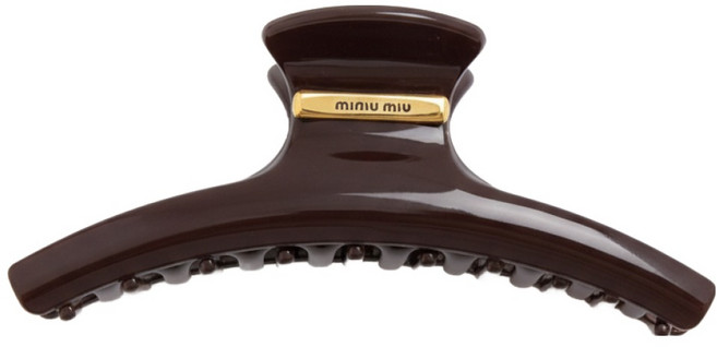 쥬띠크 고급 컬러포인트 대형 15cm 올림머리 헤어 집게핀, 1개, 딥브라운