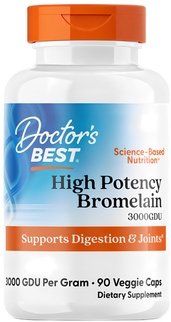 닥터스베스트 하이 포텐시 브로멜라인 3000GDU 500mg 베지 캡, 90정, 1개