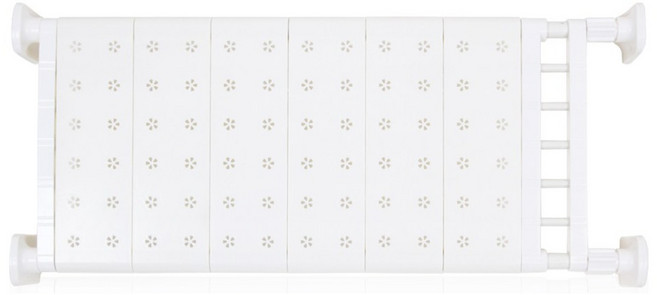 스토움 초강력 압축선반 대형 길이조절 압축봉 선반 베란다 정리 안전문사용가능, 1개