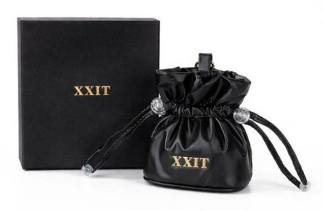 [2개세트]VELORA 골프파우치 여성 골프공주머니 2구수납 세련된 디자인, 미드나잇블랙2개, 1세트