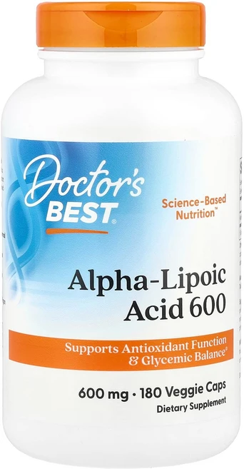 [2+1] 닥터스베스트 ALA 알파 리놀렌산 알파리포산 600 600mg 식물성 캡슐 180정 / 해외직구 미국정품, 3개 - 쿠팡