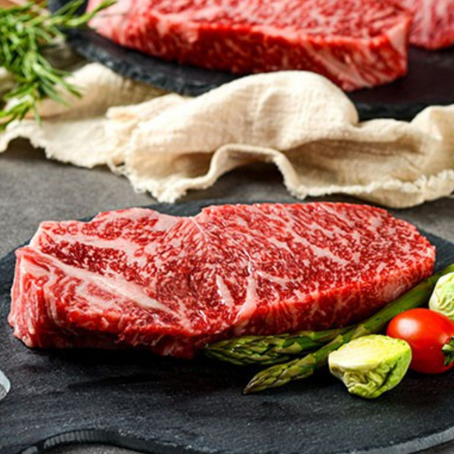 [참품한우] 채끝 1등급 구이용 300g, 2개