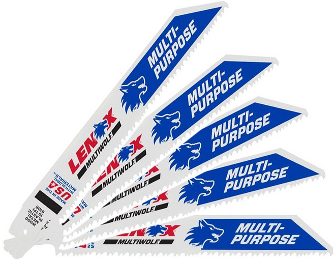 레녹스 컷쏘날 금속 목재 플라스틱 겸용 12인치 110R 멀티울프 1팩, 5개