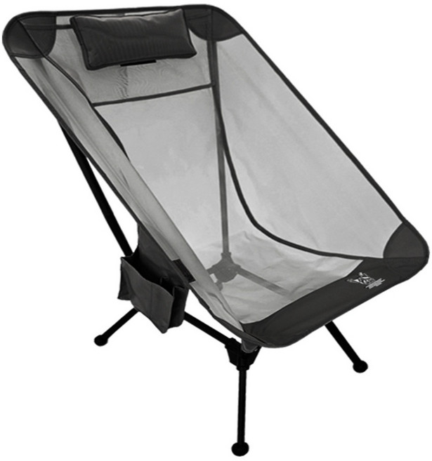 매드독캠프 카몬업 경량체어전용 메쉬 스킨, 1개, 블랙(의자 프레임 미포함)