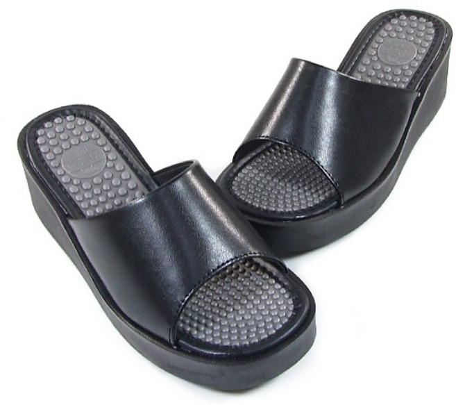 [슈엔몰] 지압오픈 / 5cm 7cm 통굽 지압 여성슬리퍼 여름 샌들 신발