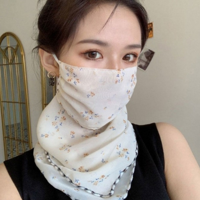 등산 단체 자외선 uv 차단 빨아쓰는 천 마스크 스카프 햇빛가리개