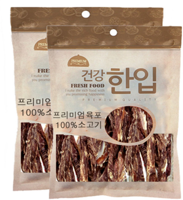 1+1 수제명가 프리미엄육포6종 소고기 캥거루 참치 칠면조, 2개, 소고기육포