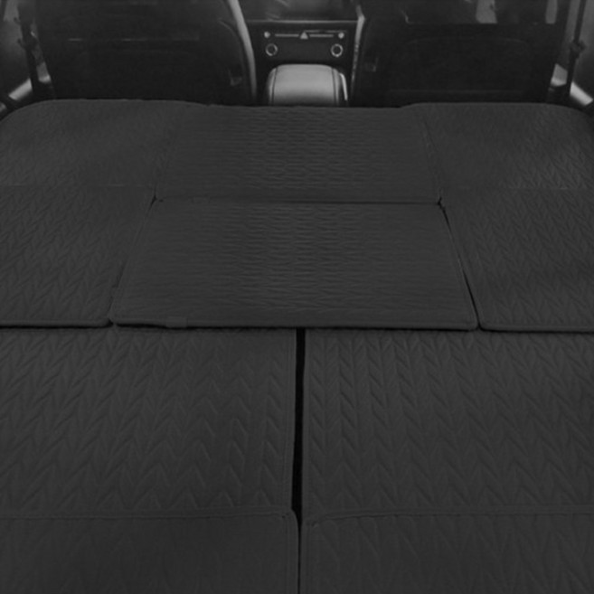 진카카 디올뉴 싼타페 MX5 리노 차박 평탄화매트 프리미엄 고강도 틈새연결 확장보드 바닥 트렁크 1P, 소형(1P), 블랙, 디올뉴 싼타페 MX5(6인승)