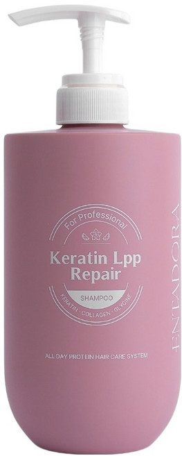 손상모 케라틴 엔타도라 LPP 리페어 클리닉 샴푸 | 모발 영양 강화 영양 샴푸, 1개, 750ml