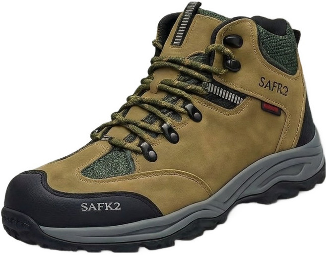 대우산업 KCs인증 SAF K2 경량 안전화 가죽 고무 작업화 건설화 발편한 통풍 메쉬 6인치 4인치