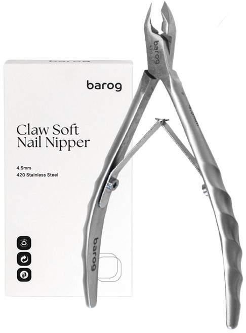 바로그 클로우소프트니퍼 4.5mm, 1개, 실버