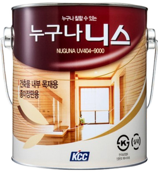 KCC 목재용 유성니스 누구나니스 2L, 1개