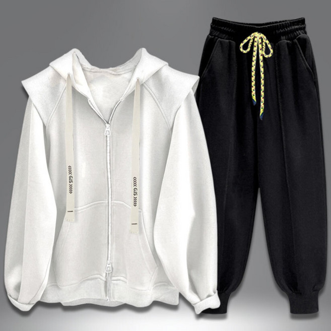 에치케이 후드 집업 트레이닝복 세트 조거 바지 캐주얼 데일리 홈웨어