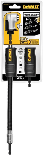 DEWALT 디월트 충전드릴용 직각 드라이버 플렉시블 코너 드라이버 4in1 SET DWAMRASETFT 국내배송, 1