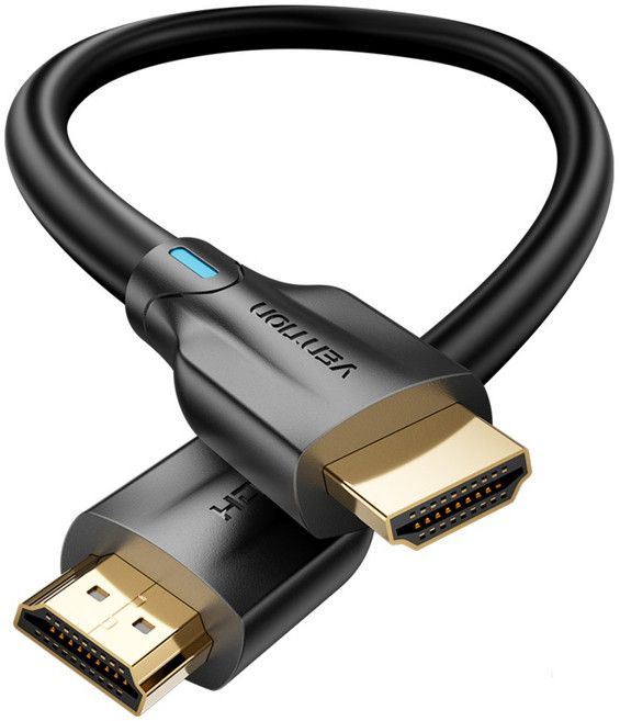 벤션 울트라 하이스피드 8K HDMI 2.1 인증 케이블, AAN(블랙), 1m, 1개