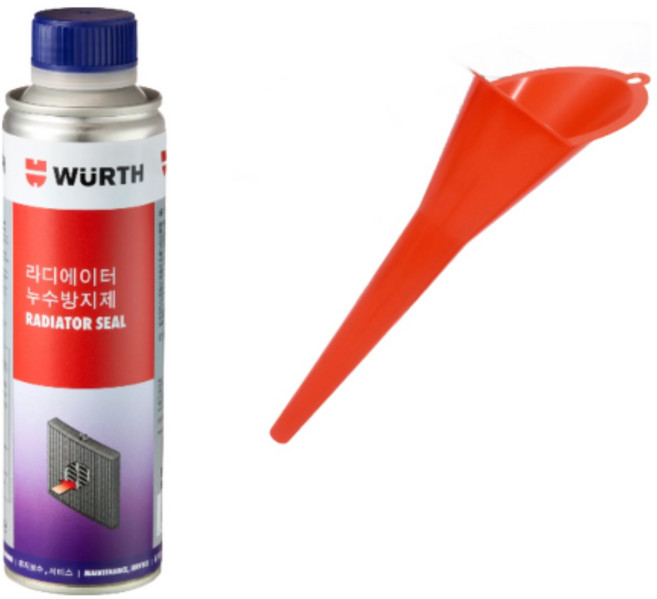 (깔대기 증정) 뷔르트 라디에이터 누수방지제 냉각수 보수제 첨가제 부동액 냉각수차단제, (이벤트)뷔르트냉각수누수방지제+깔대기, 1개