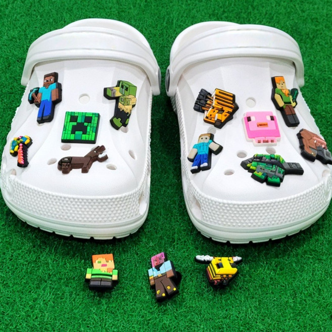마인크래프트 실내화 신발장식 악세서리 꾸미기 14p set