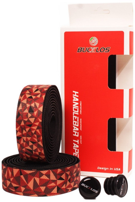 워너엠 로드 자전거 투톤 삼색 그라데이션 핸들 바테이프, 1개, 삼색_블랙x레드