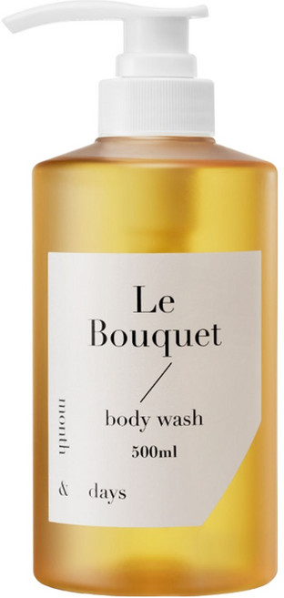 먼스앤데이즈 르 부케 바디워시 플로럴향, 4개, 500ml