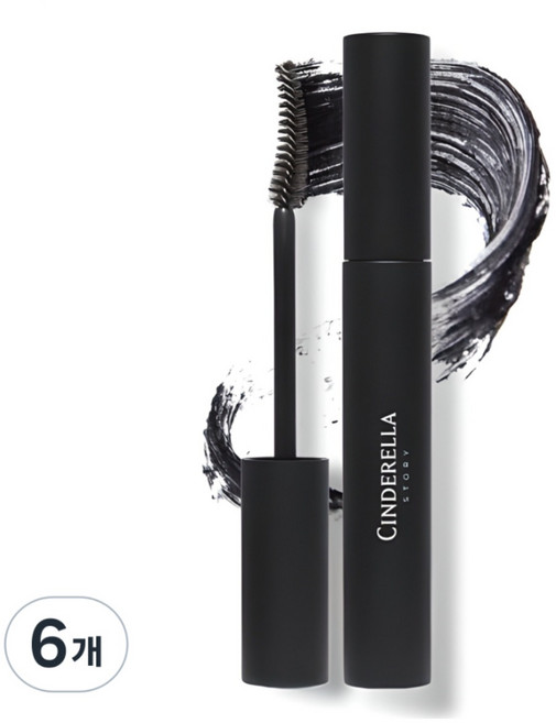 신데렐라스토리 시즌4 에어볼륨 마스카라 무번짐 롱래쉬 볼륨 워터프루프, 6개, 블랙