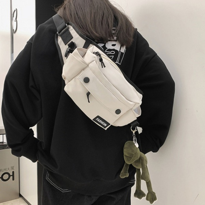 보슈 학생 남여 공용 미니 크로스백 슬링백 여행 힙색 가방 B1-8