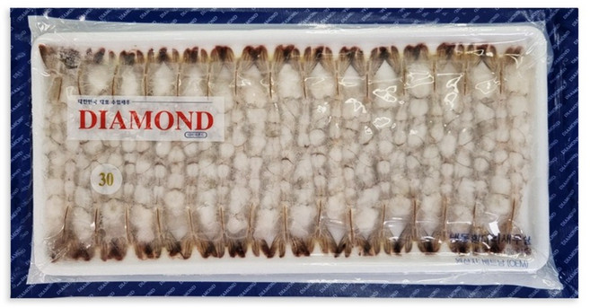 DIAMOND 흰다리새우살 30마리 (냉동) 노바시 30미, 4개, 300g