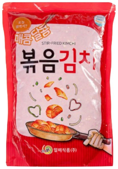 [일미] 참볶음김치 대용량 업소용 찜용 찌개용 중국산배추, 500g, 1개