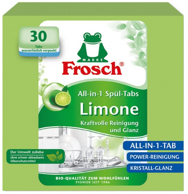 프로쉬 그린레몬 타블렛 식기세척기 전용세제 30p, 540g, 1개