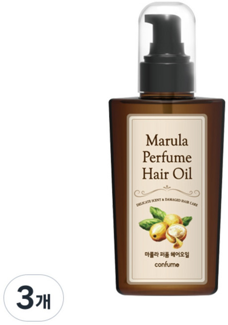 과일나라 컨퓸 마룰라 퍼퓸 헤어 오일 (신제품), 3개, 120ml
