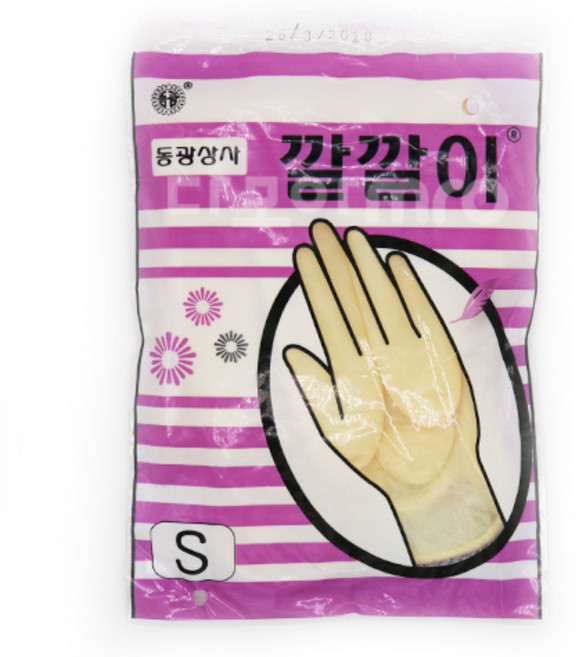 동광 깔깔이 장갑 L M S 10개묶음, 아이보리, 1세트