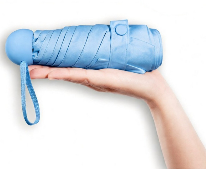 레오센트 초경량 초소형 5단 미니 양산 우산 케이스 증정