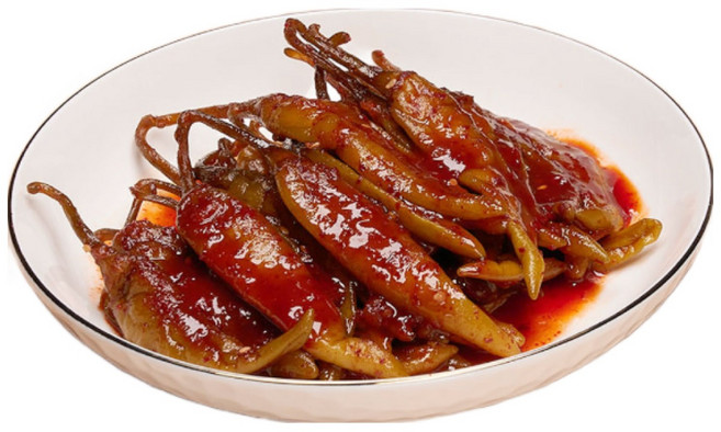 세모수 고추무침 장아찌, 1개, 1kg