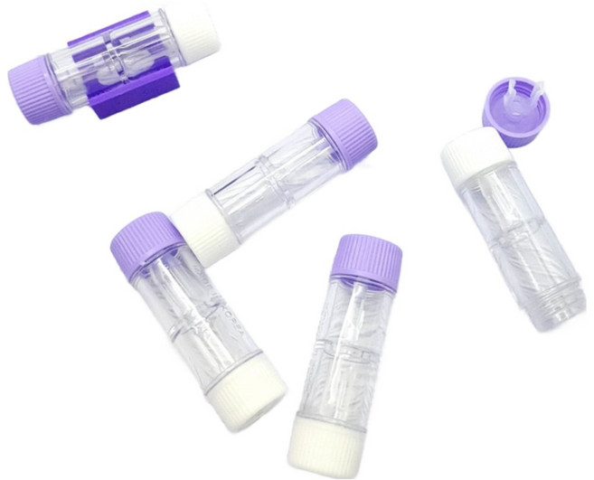 퀸즈아이 하드렌즈통 드림렌즈케이스 퍼플+화이트 5개, 1개