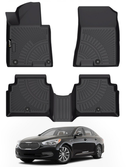 [Jenofa] TPE 방수 카매트 풀카버 3D자동차 바닥매트, K8 가솔린 (4륜)2021~