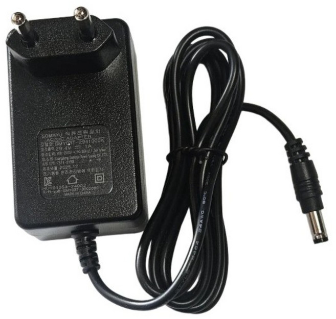 29.4V 1A 리튬 이온 배터리 충전기 전동공구 충전기 멀티 충전기, 1개, 검정