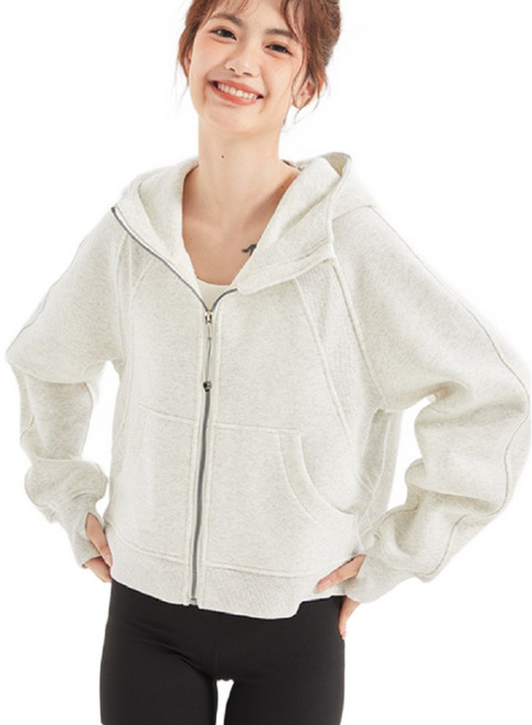 트렌드윙 오버핏 기모 후드 집업