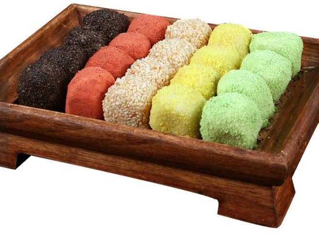 경단 오색경단 국산찹쌀 선물용(20gx45알), 45개, 20g