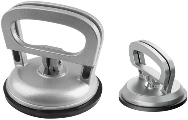 tinduo 알루미늄 합금 자동차 문콕 찌그러진곳 복원기 셀프 덴트 흡착판 자동차 수리 흡착기, 1개, 은색