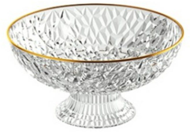 물빠짐 과일바구니 트레이 간식 투명바구니, 1개, 클리어화이트