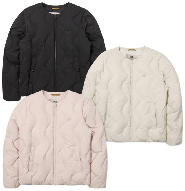 [백화점출고] K2 패딩 경량패딩 실크스타 웨이브 여성 구스 다운 자켓 점퍼