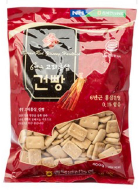 충북인삼농협 6년근 고려홍삼 건빵 400g, 1개