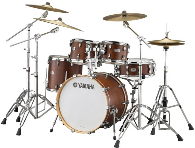 야마하 투어 커스텀 5기통 드럼 세트 질젼 A커스텀 심벌 패키지(14 16 18 20), 초콜렛 사틴, 1개