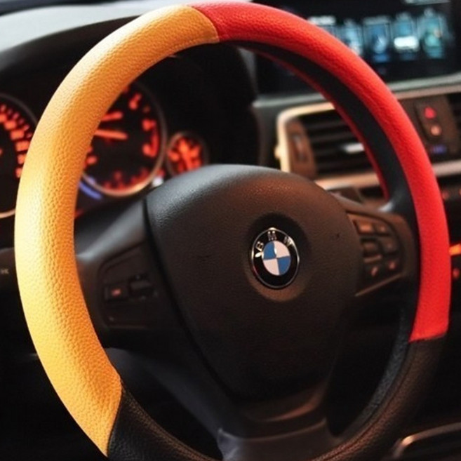 [창디자인] 프리미엄 가죽 핸들커버 그라데이션 핸드메이드, 독일