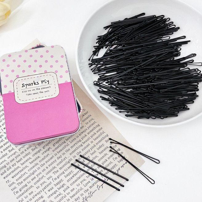 미다미 200P 대용량 기본 실핀 틴케이스 세트(물결/민자)