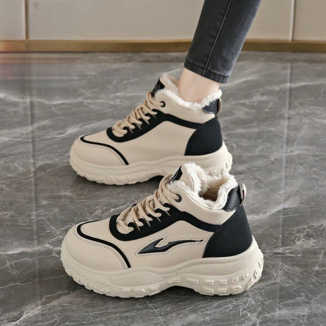 Modern Fashion 여성 트렌디 키높이 털 운동화 방한화 A05