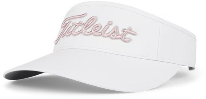 [타이틀리스트]2025 우먼스 선드롭 바이저 골프모자 TH23WSVN 여성용 선캡 와이드, 화이트/소프트핑크/마블, 1개