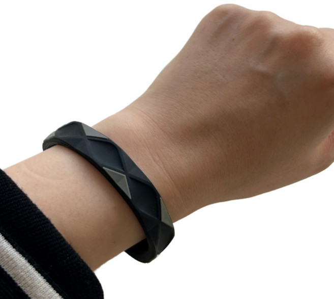 그로스티 정전기 방지 팔찌, 1개, 블랙